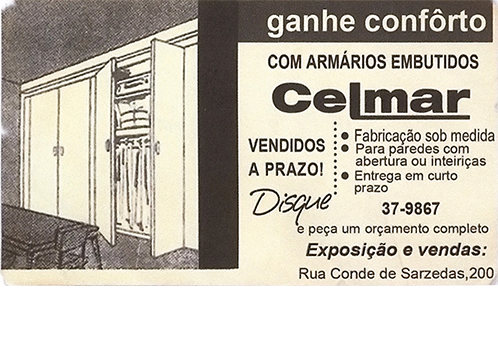 O primeiro anúncio